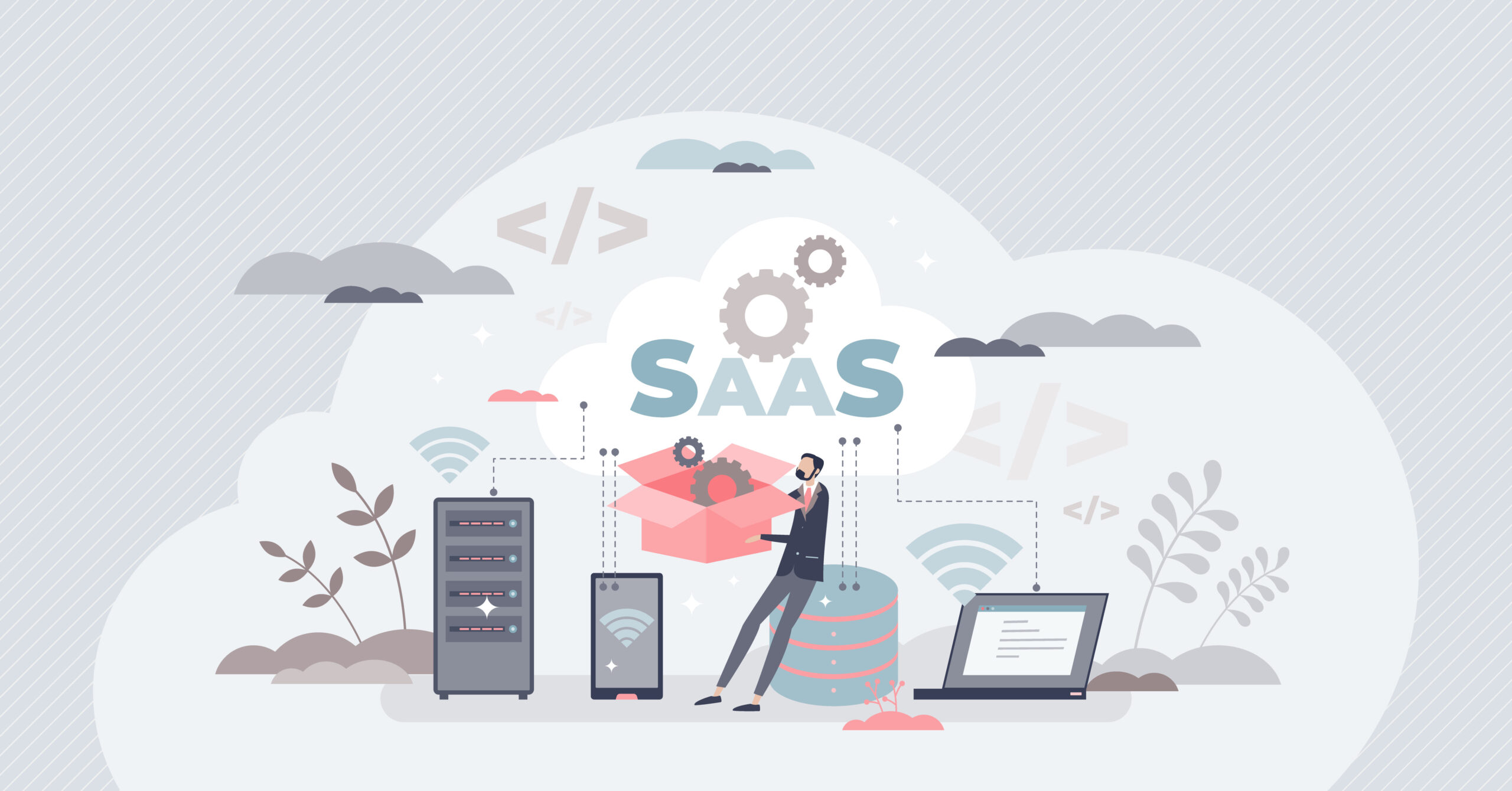 The SaaS market: exponential growth